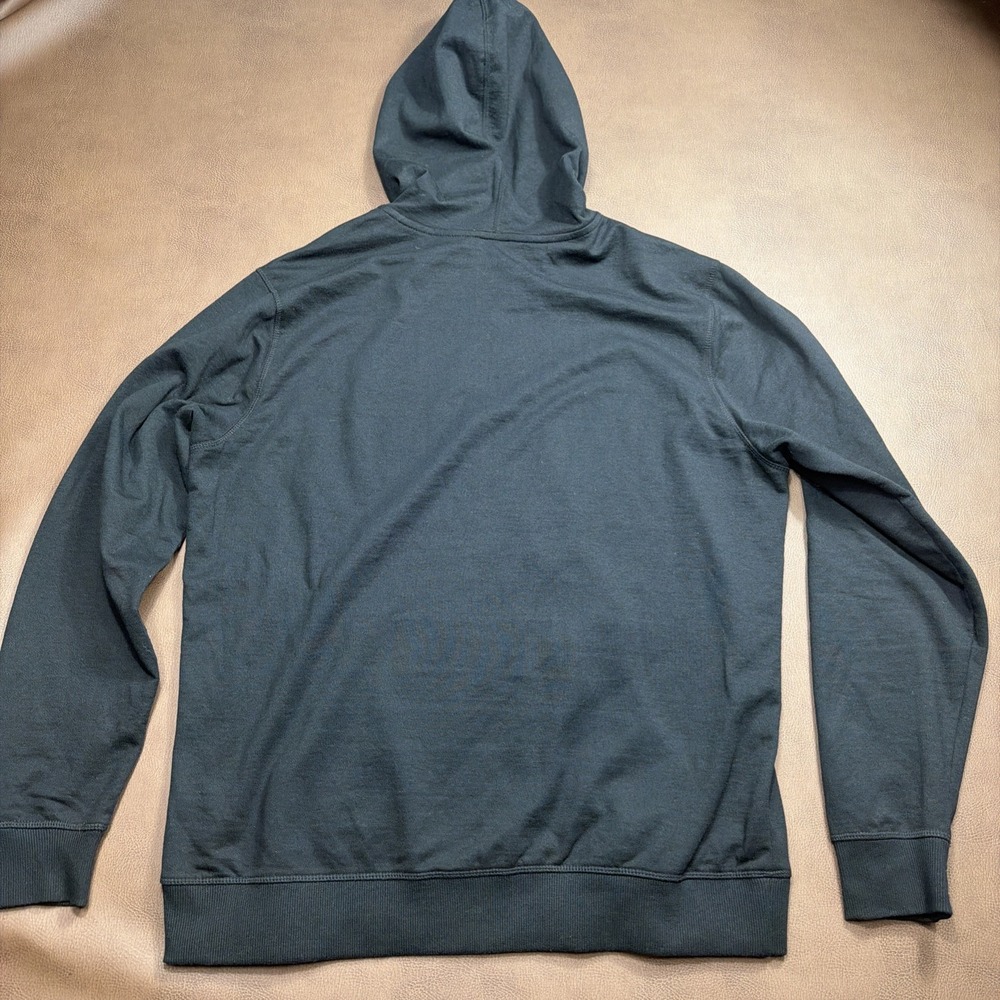 Meta Facebook Hoodie Sweatshirt Mens Large Black Full Zip Tech Modern Rare!! - Picture 3 of 6